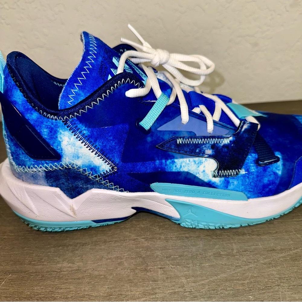 Jordan Why Not Zero.4, Men’s, Blue/White, Size 10.5 - Picture 9 of 14